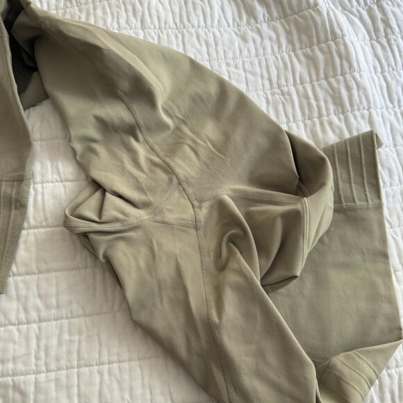 JoyLab cropped leggings light green / tan with mesh size small new without tags - Picture 8 of 10